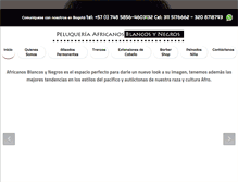 Tablet Screenshot of africanosblancosynegros.com